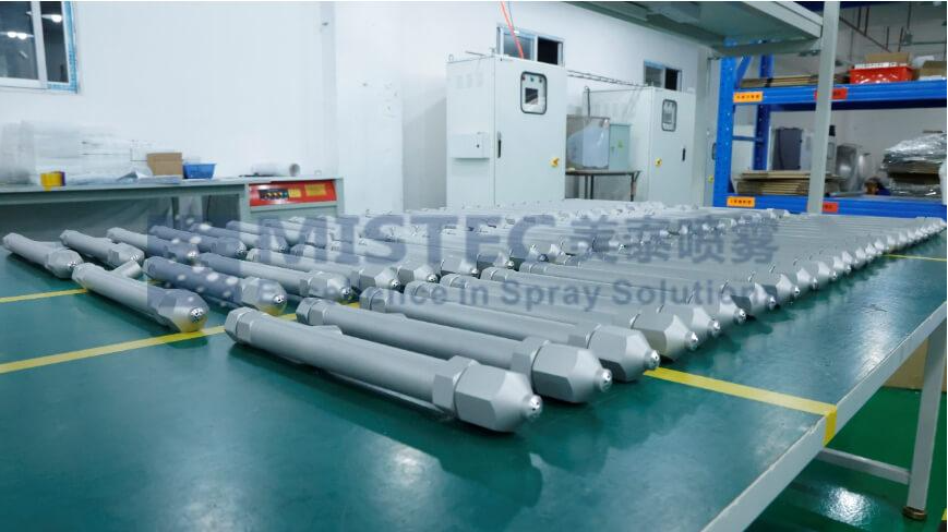 使命必達(dá)|美泰噴霧公司順利交付某鋼鐵廠高溫物料除塵項(xiàng)目用噴槍
